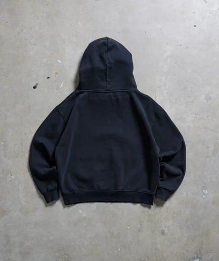 Myopia Washed Black Hoodie