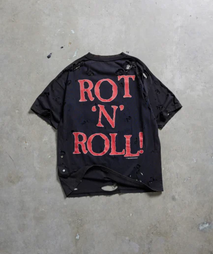 Rot 'N' Roll Washed Black T-Shirt