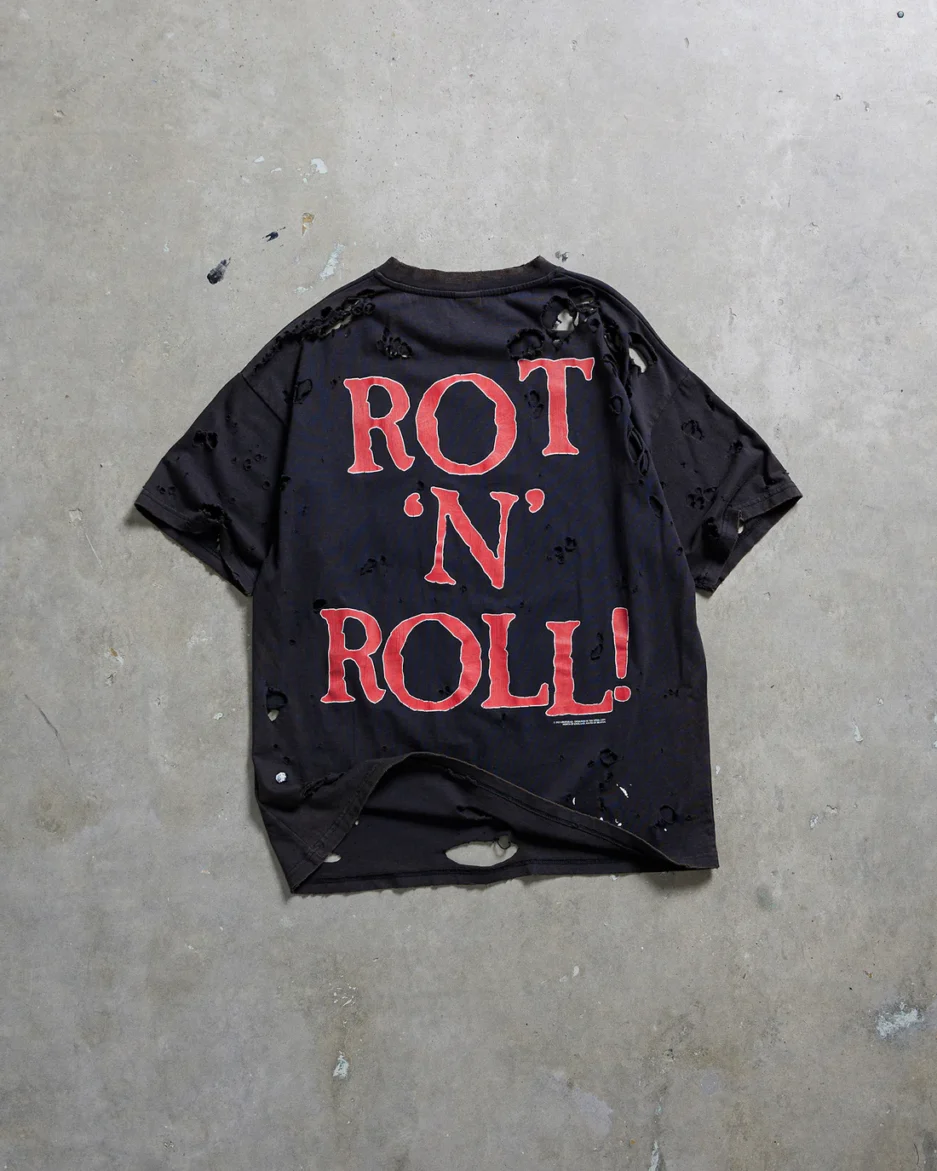 Rot 'N' Roll Washed Black T-Shirt