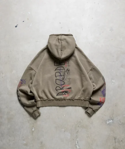 The Mindsweep Green Zip-up Hoodie